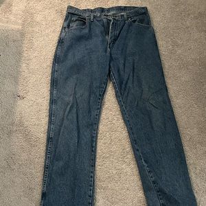 Authentic oversized wrangler jeans